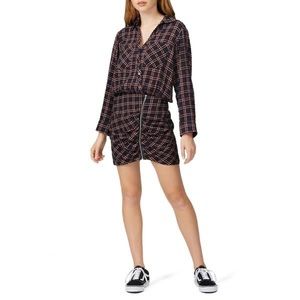 NWT Veronica Beard Plaid Mini Dress